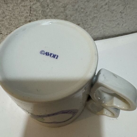 Avon Sweet Sentiments Coffee Tea Mug Heart Shaped Handles - Picture 6 of 6